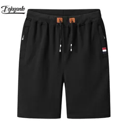 Männer Shorts FOJAGANTO Sommer Lässige Mode Einfarbig Kordelzug Sport Lose Dünne Strand Gerade Männlich 230703