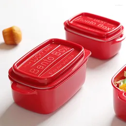 Matservis set Plast Lunchbox fack för mikrovågor Bento Lunchbox Barn Barn Skola Utomhuscamping Picknickbehållare