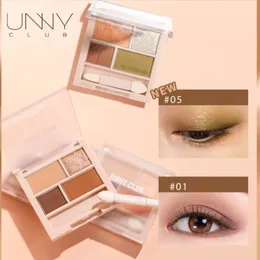 Eye ShadowLiner Combination Unny Club Eyeshadow Palette Matte Glitter Waterproof Long Lasting Pigmented Brighten Eyes Beauty Makeup Powder 230715