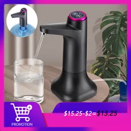 Other Drinkware Electric Water Pump Automatic Bottle Water Dispenser USB Portable Barreled Water Electric Pump Household Bottle Drink Dispenser 230704