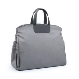 2023 nuovo stile coreano carrello degli impiegati appeso borsa del latte, portatile multifunzionale moda mamma borsa per pannolini all'ingrosso viola borse per bambini