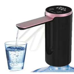 Andere Getränke Intelligente Wasserflaschenpumpe Haushalt USB Elektrisches faltbares Fass-Wassersauggerät Desktop-Mineralwasserpumpe Wasserspender 230704