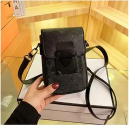 new printed embossed fashion single shoulder crossbody bag brand quality mobile phone bag Shoulder Bags