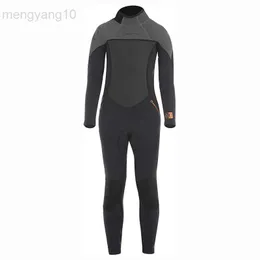 Fatos de mergulho Drysuits 2.5MM Neoprene Wetsuit Para Crianças Térmica completa Maiô Juventude Surf Scuba Mergulho Subaquático Conjunto de Mergulho Livre Grosso Roupa de Praia HKD230704