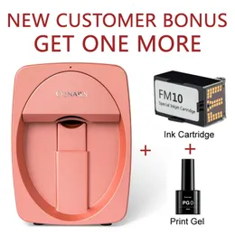 Nail Practice Display O2NAILS Smart Professional Mobile Printer Machine For Beatuy Salon Or Home Use Print Art Printing Equipment Intelligent DIY 230704