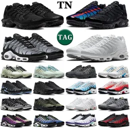 2023 TN Plus 3 Terraspape Men Buty do biegania Triple White Black Anthracite Unity University Blue Hyper Jade Social FC Męskie Trenery Sports Sneakers