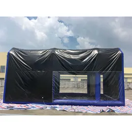 8x5x3.5mh(26ft*16.5ft*11.5ftH)High quality Customized full PVC outdoor inflatable spray booth Inflatables Tent