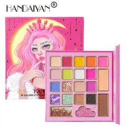 Комбинированная лайнер для век Handaiyan 30 Colors The Eyeshadow Palette Mask Mask Mask Queen с румянцами для порошковой косметики 230703