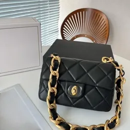 Bolso de lujo para las axilas, bolso de diseñador, bolso de mujer, bolso de hombro de cuero clásico, bolso de banquete, bandolera informal, bolso de cadena premium, monedero de bolsillo con cuadros de diamantes