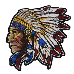 High Quality Embroidered Indiana Motorcycle Iron On Patch For Biker MC Club Jacket Clothing Custom 215K