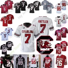 CUSTOM South Carolina Gamecock Football Jersey NCAA College Spencer Rattler Jalen Brooks Marcellas Dial Wells Jr. Lloyd Bell Clowney Burch W