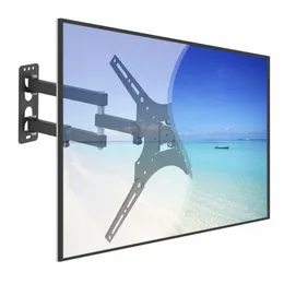 Staffa di inclinazione per montaggio a parete TV articolata Full Motion Inclinabile 26 - 55 "con livello