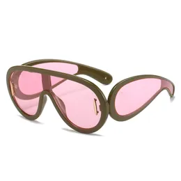 Mode Lyxdesigner Street goggles Strålskydd glasögonfull båge unisex solglasögon Pola Polaroid linser