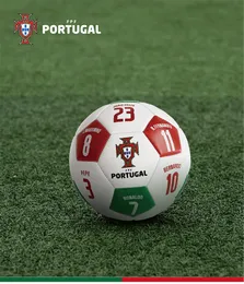 Balls Portekiz Nation Team Mini Futbol Boyutu 3 C Ronaldo Pepe Futbol Ball Resmi Souvenir Çocuk Futbolu 230703