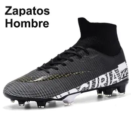 Zapatos de seguridad Hombres Zapatos de fútbol Adolescente Botas de fútbol transpirables Campo de juego profesional TFFG Tacos Adultos Niños Zapatillas de deporte Tamaño 35-45 230703