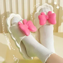 Chinelos 2023 Eva Cloud Chinelos Sapatos Para Mulheres Senhoras Casa Adorável Casal Borboleta Slides Verão Claquette Femme Pantufa