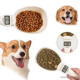 Strumenti di misurazione Bilancia elettronica per alimenti per animali domestici Strumento di pesatura preciso per alimentazione di gatti per cani Cucchiaio dosatore Display digitale Bilancia da cucina R230704