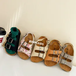 Sandalias Versión coreana Zapatos para niños Sandalias para niñas Casual Todo-fósforo Moda Niños y niñas Unisex Transpirable Antideslizante Verano 230703