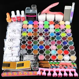 Nail Manicure Set COSCELIA Full Acrylic Liquid Kit Powder Professional Art Decorations 230704