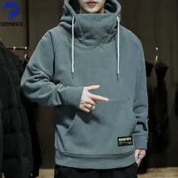 Men's Hoodies 2023 Spring and Autumn Hoodies Men Sports Fall/Winter Tide Ins Loose Plus Velvet Pullover Y2k Couple Fashion Joker Men HKD230704