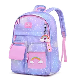 BASS 2023 Serie Rainbow Backpack Kids Waterproof School Zackpacks for Teenage Girls Primary Children Bags Mochila Femenina Mochila Femenina