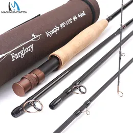 Boat Fishing Rods Maximumcatch Farglory 9 11FT 3WT 4WT 5WT 4 5Sec Medium Fast Nymph Fly Rod With Extension Section 230704