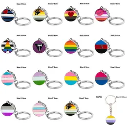 LGBT Pride Key Ring Transgender Gender Fluid Aromantic Genderqueer Pansexual Bisexual Asexual Nonbinary Lipstick Lesbian275A