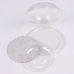 Disposable Empty Clear Round False Eyelashes Storage Case DIY Elegant Fake Eyelashes Blister Package, Eye Makeup Tool F2187 Dnxoo