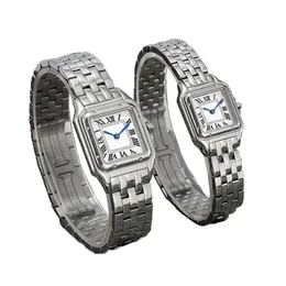 Zegarek zbiornika vintage Watch Rectangle Watch Silver Rose Gold Watch Kobiety zegarek dla niej Minimalist Watch Prezent z zegarkiem PIN Remover Automatyczne zegarki
