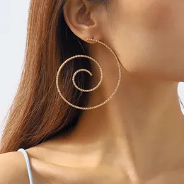 Dangle Chandelier 2023 Vortex Earrings Metal Exaggerated Jewelry for Women Party Gift 230703