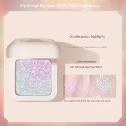 Lidschatten-Liner-Kombination Gogotales Small White High Gloss Capacity Repairing Palette Glitters Powder Brighten Face Polarize Püree-Palette 230703