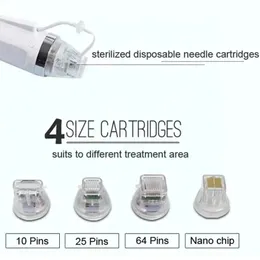 DHL سريع الشحنة القابلة للتصرف في RF Microneedle استبدال الرأس خرطوشة الذهب Microneedling Micro Exerle Machine Tips Hot