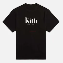 Modne ubrania od projektantów Tees Tshirts Kith Tshirt Mott New York Tee Kolekcja bawełny Amerykańskie wygodne letnie krótkie rękawy bawełniane Streetwear Odzież sportowa Top