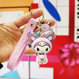 Ny söt katt Kuromi Cinnamoroll Nyckelring Hängande Väska Ornament Tillbehör Projektor Kamera Anime Kreativ Kawaii Presenter 2191