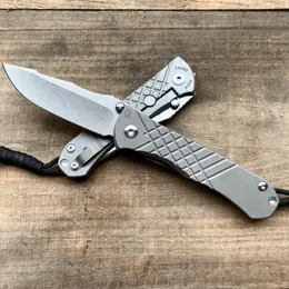 Chris Reeve Umnumzaan Cr Flipper 접이식 나이프 S35VN 블레이드 티타늄 핸들 21th Pocket Knives EDC 도구