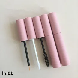 Tubo de rímel vazio rosa DIY 10ml, tubo de brilho labial, garrafas recarregáveis, ferramenta de maquiagem, transporte rápido F3672 Ancpp