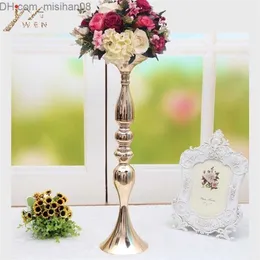 Candle Holders IMUWEN 10PCS Gold Candle Holders 50CM Z230704