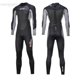 Wetsuits Drysuits ZCCO 3mm Neopren Wetsuit Erkek Kadın Scuba Derin Dalış Takımı Şımartı Şnorkel Sörf Sörf Bir Parçalı Set Soğuk Rahat Mayo HKD230704