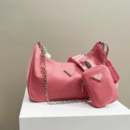 Fashion Designer Woman Bag Handbag Purse Wallet Original Box Genuine Messenger cross body chain 21x12 cm P three in one nylon women gift