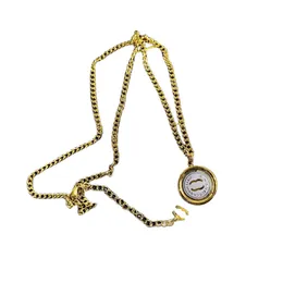 Circulaire Pendentif Colliers Femmes Bijoux Non Fading Étanche 18K Plaqué Or En Acier Inoxydable Collier Lettre Pendentif Chaîne Cristal Strass