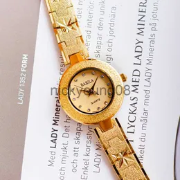 Orologi da polso 2022 nuovo modello retrò in oro da donna piccolo e squisito movimento giapponese impermeabile in oro 24K per la fidanzata 0703