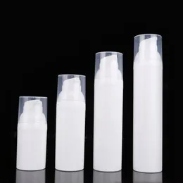 30ml 50ml 75ml 100ml Travel PP white airless lotion pump bottle with plastic pump Refillable Airless bottle F2959 Afwci