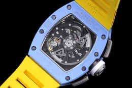 Richar I Fantastic Mechanical C R H A R H A R D Luxury Superb Style Male Wrist Watches RM11 RM11-03 6DESIGNERハイエンド品質TPTカーボンファイバーベゼル