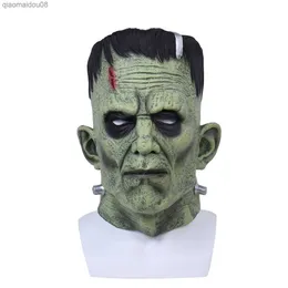 Frankenstein Mask Devil Monsters Cosplay Masker Zombie Mascarillas Evil Latex Masques Anime Face Mascaras Halloween Kostym rekvisita L230704