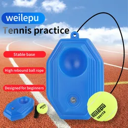 Tennis Balls Tennis Tennis مع سلسلة تدريب سلسلة التنس أداة الممارسة الذاتية expedmengt إكسسوارات الارتداد التنس كرة 230703