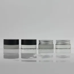 5g high quality glass cream jar with aluminum lids, cosmetic container, cosmetic packaging,5cc glass jar F3411 Idcsl