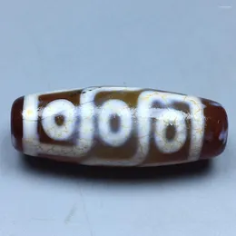 Lösa ädelstenar 15,5 41 mm tibetansk buddhism Äkta 9 ögon Dzi-pärlor för smyckenstillverkning DIY Armband Berlocker Halsband Hängsmycken