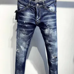 Jean Dsq Phantom Turtle Classic Fashion Man Jeans Hip Hop Rock Moto Herren Casual Design Ripped Distr Dsquare 2 Dsquareds Dsq2s Dsqs Jftvrag