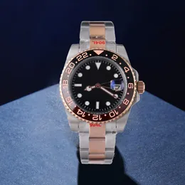 Relógio masculino aaa designer mecânico relógios de lazer clássico de alta qualidade dhgate montre de luxe gmt safira qualidade de natação clássico dhgate montre de luxe