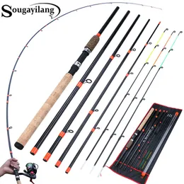 Båt fiskespön Sougayilang Feeder fiskespön Ultralätt kolfiber karp fiskespö Max Dra 15Kg med L M H Kraft för baskarp öring Pesca 230703